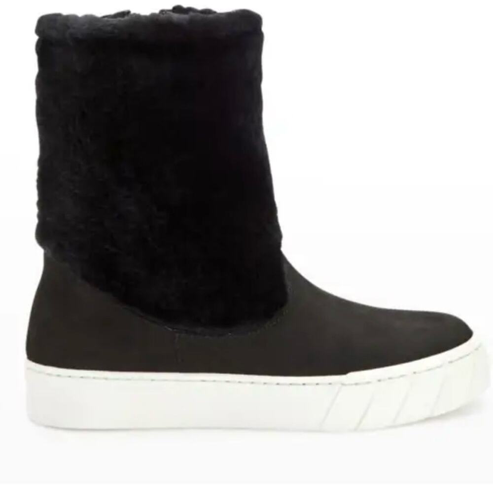 NWOB Brand New Aquatalia Nelle Suede Shearling Boots Size 7.5